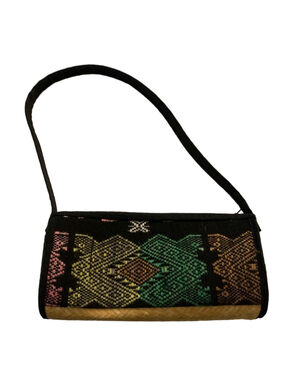 Women's Unbranded berber style Handbag, One size, Black and Beige